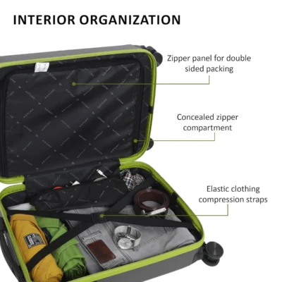 Buy Nautica Travel Companion 20” - Grey in bulk for Corporate Gifting | Corporate Gyft