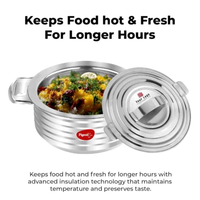 Buy Pigeon Thermal Casserole Set (3 pcs) in bulk for Corporate Gifting | Corporate Gyft