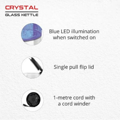 Buy Pigeon Crystal Glass Kettle in bulk for Corporate Gifting | Corporate Gyft
