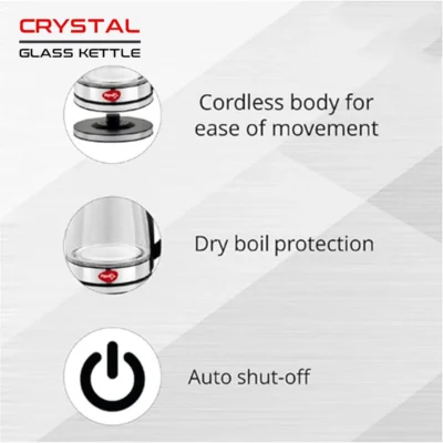 Buy Pigeon Crystal Glass Kettle in bulk for Corporate Gifting | Corporate Gyft