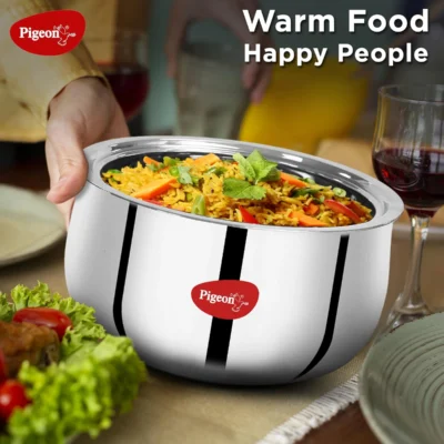 Buy Pigeon Double Wall Hot Serve Casserole in bulk for Corporate Gifting | Corporate Gyft