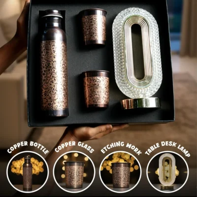 Buy Copper and Glow Gift Hamper in bulk for Corporate Gifting | Corporate Gyft