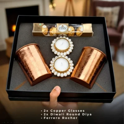 Buy Golden Glow Celebration Box in bulk for Corporate Gifting | Corporate Gyft