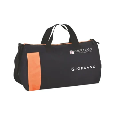 Buy Giordano Stylish Eco Duffle Bag - Black in bulk for Corporate Gifting | Corporate Gyft