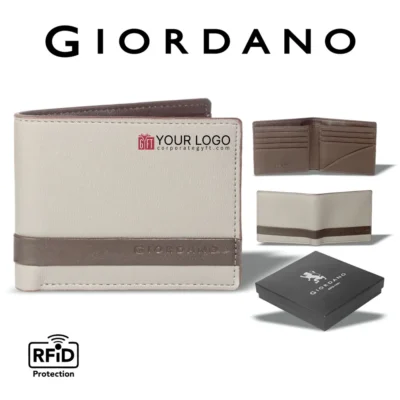 Buy Giordano Men’s Wallet with RFID Protection - Brown in bulk for Corporate Gifting | Corporate Gyft