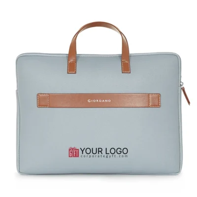 Buy Giordano Colourblocked Laptop Sleeve - Grey in bulk for Corporate Gifting | Corporate Gyft