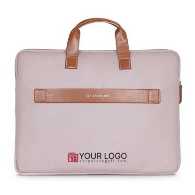 Buy Giordano Colourblocked Laptop Sleeve - Pink in bulk for Corporate Gifting | Corporate Gyft