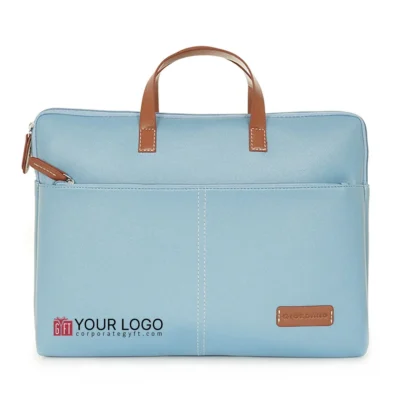 Buy Giordano Colourblocked Laptop Sleeve - Sky Blue in bulk for Corporate Gifting | Corporate Gyft