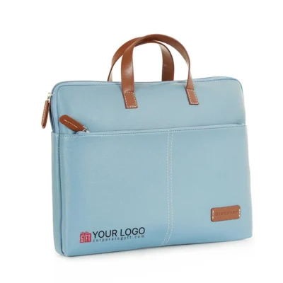 Buy Giordano Colourblocked Laptop Sleeve - Sky Blue in bulk for Corporate Gifting | Corporate Gyft