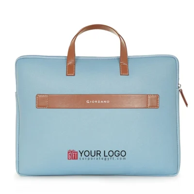 Buy Giordano Colourblocked Laptop Sleeve - Sky Blue in bulk for Corporate Gifting | Corporate Gyft