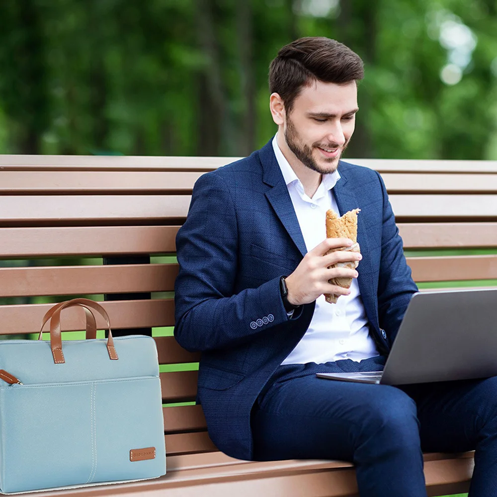 Giordano Colourblocked Laptop Sleeve - Sky Blue Buy Giordano Colourblocked Laptop Sleeve - Sky Blue in bulk for Corporate Gifting | Corporate Gyft