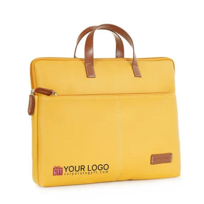 Buy Giordano Colourblocked Laptop Sleeve - Yellow in bulk for Corporate Gifting | Corporate Gyft
