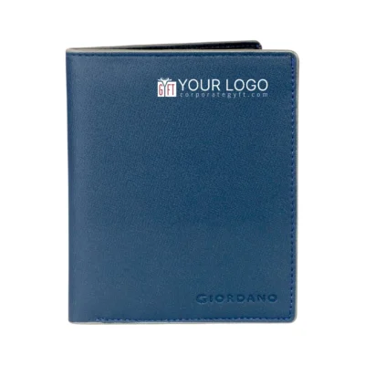 Buy Giordano Blue Travel Passport Cover in bulk for Corporate Gifting | Corporate Gyft