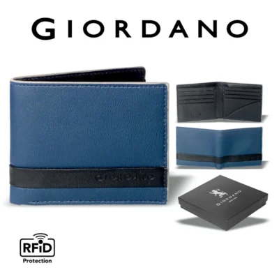 Buy Giordano Men’s Wallet with RFID Protection - Blue in bulk for Corporate Gifting | Corporate Gyft