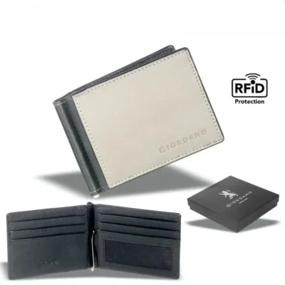 Buy Giordano Slim Money Clip Wallet - Grey in bulk for Corporate Gifting | Corporate Gyft
