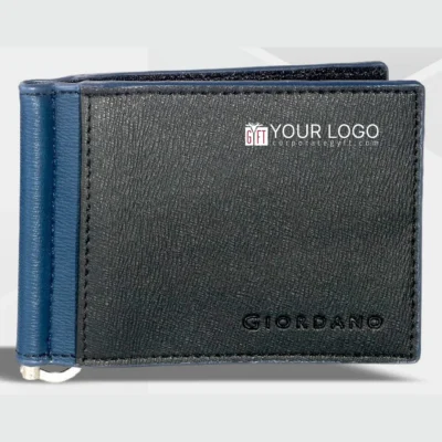 Buy Giordano Slim Money Clip Wallet - Blue in bulk for Corporate Gifting | Corporate Gyft