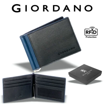 Buy Giordano Slim Money Clip Wallet - Blue in bulk for Corporate Gifting | Corporate Gyft