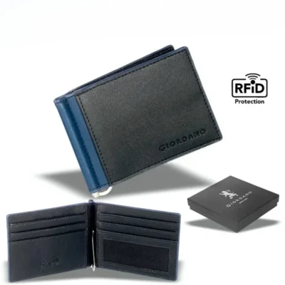 Buy Giordano Slim Money Clip Wallet - Blue in bulk for Corporate Gifting | Corporate Gyft