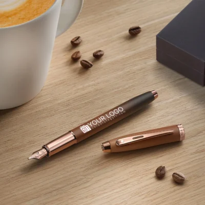 Buy Sheaffer Premium Coffee Rollerball Pen in bulk for Corporate Gifting | Corporate Gyft
