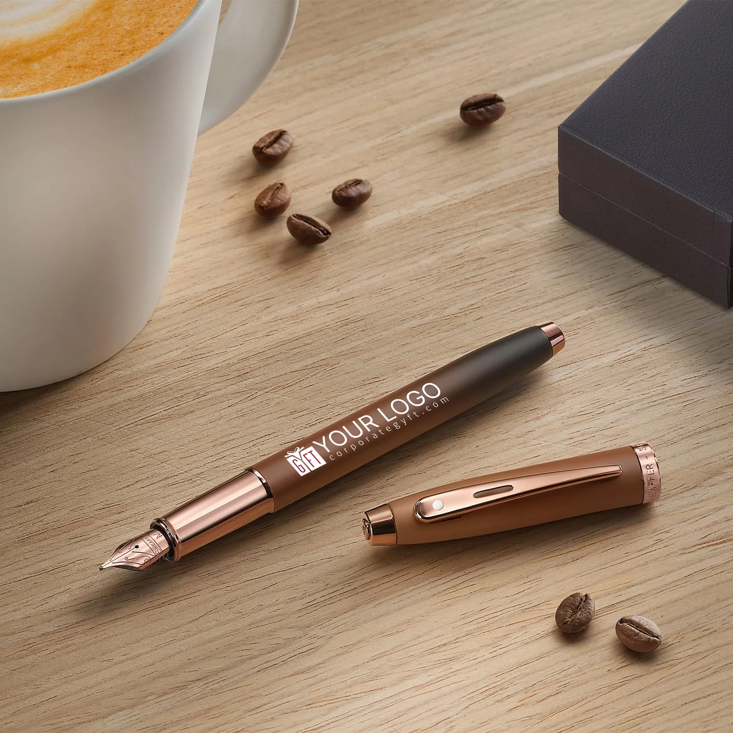Sheaffer Premium Coffee Rollerball Pen Buy Sheaffer Premium Coffee Rollerball Pen in bulk for Corporate Gifting | Corporate Gyft