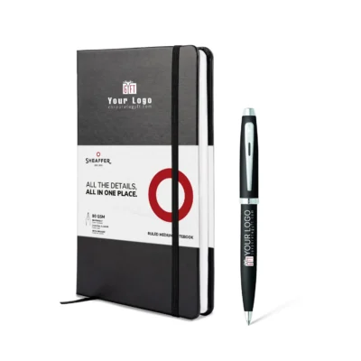 Buy Sheaffer S100 9317 Ballpoint Pen and Notebook Gift Set in bulk for Corporate Gifting | Corporate Gyft