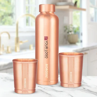Buy Borosil PureCopper Hydration Set in bulk for Corporate Gifting | Corporate Gyft