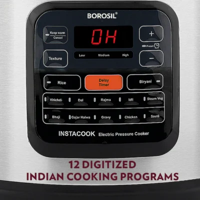 Buy Borosil Instacook Digital Pressure Cooker in bulk for Corporate Gifting | Corporate Gyft