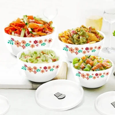 Buy Borosil Larah Everyday Mixing Bowl Set in bulk for Corporate Gifting | Corporate Gyft