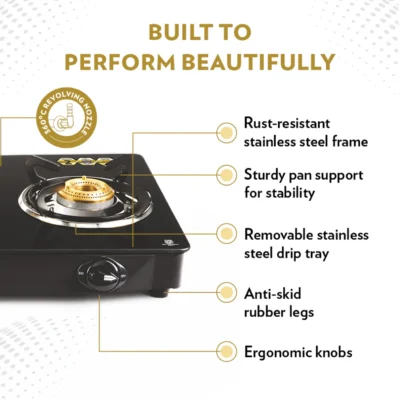 Buy Borosil Magnum Everyday 3-Burner Gas Stove in bulk for Corporate Gifting | Corporate Gyft