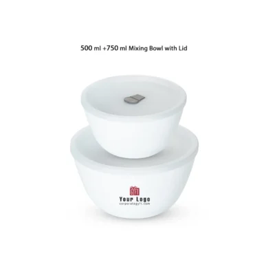 Buy Borosil Larah Opal Mixing Bowl Set – 2 Pieces in bulk for Corporate Gifting | Corporate Gyft