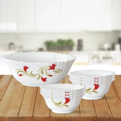 Buy Larah by Borosil Dessert Set - 5 Pieces in bulk for Corporate Gifting | Corporate Gyft