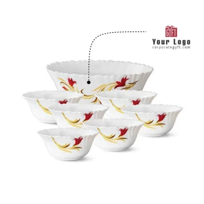 Buy Larah by Borosil Dessert Set - 5 Pieces in bulk for Corporate Gifting | Corporate Gyft