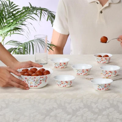 Buy Larah Red Bud Pudding Set – 7 pcs in bulk for Corporate Gifting | Corporate Gyft