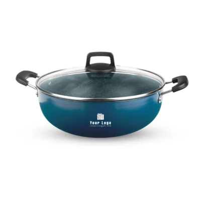 Buy Borosil Pro Chef Non-Stick Kadhai with Lid in bulk for Corporate Gifting | Corporate Gyft