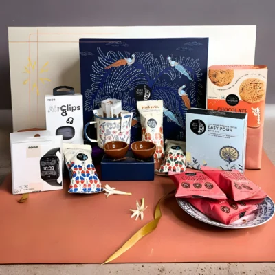 Buy 9-in-1 Festive Groove Hamper in bulk for Corporate Gifting | Corporate Gyft