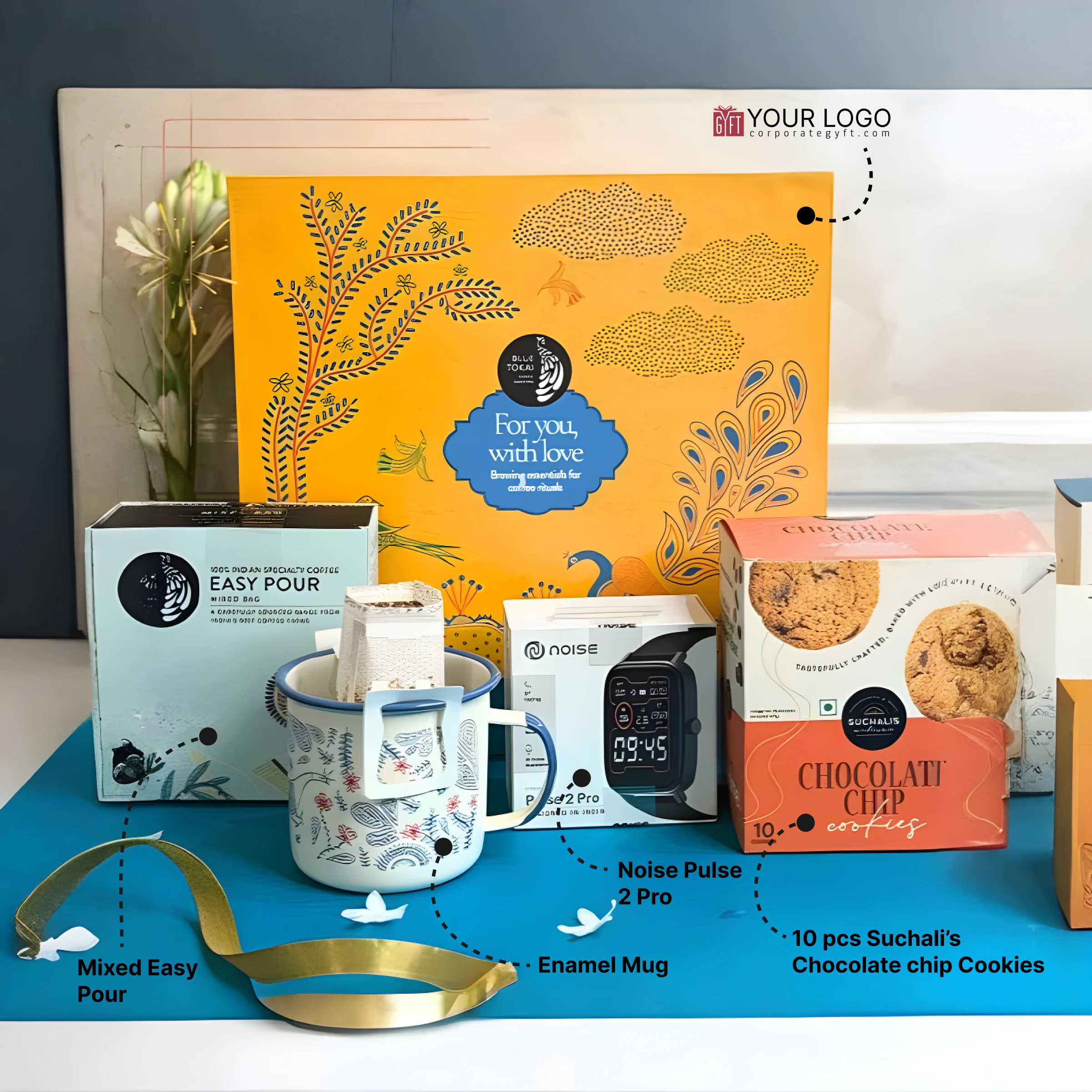 Smart Indulgence Gift Box Buy Smart Indulgence Gift Box in bulk for Corporate Gifting | Corporate Gyft