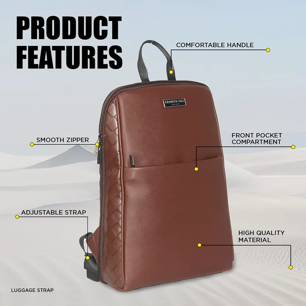 Kenneth Cole Unisex WorkMate - Brown Buy Kenneth Cole Unisex WorkMate - Brown in bulk for Corporate Gifting | Corporate Gyft