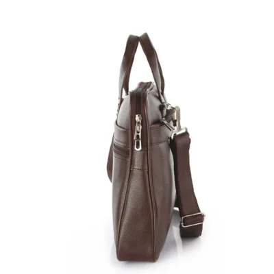 Buy Kenneth Cole Leatherette Laptop Bag - Brown in bulk for Corporate Gifting | Corporate Gyft
