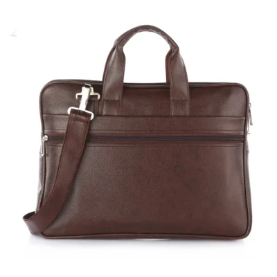 Buy Kenneth Cole Leatherette Laptop Bag - Brown in bulk for Corporate Gifting | Corporate Gyft