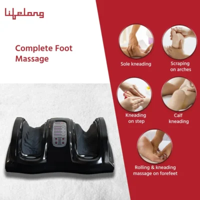 Buy Lifelong Foot Massager for Pain Relief - Black in bulk for Corporate Gifting | Corporate Gyft