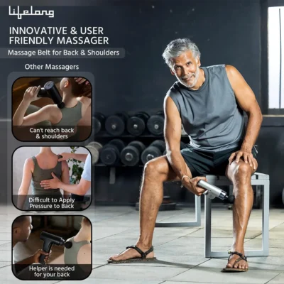 Buy Lifelong PowerRelief Massage Gun in bulk for Corporate Gifting | Corporate Gyft