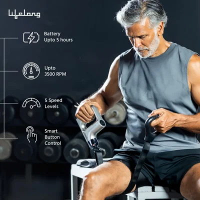 Buy Lifelong PowerRelief Massage Gun in bulk for Corporate Gifting | Corporate Gyft
