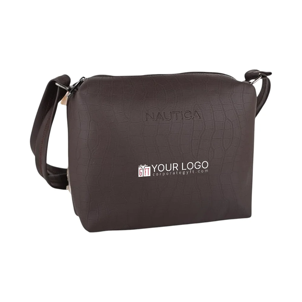 Nautica Classic Brown Sling Buy Nautica Classic Brown Sling in bulk for Corporate Gifting | Corporate Gyft