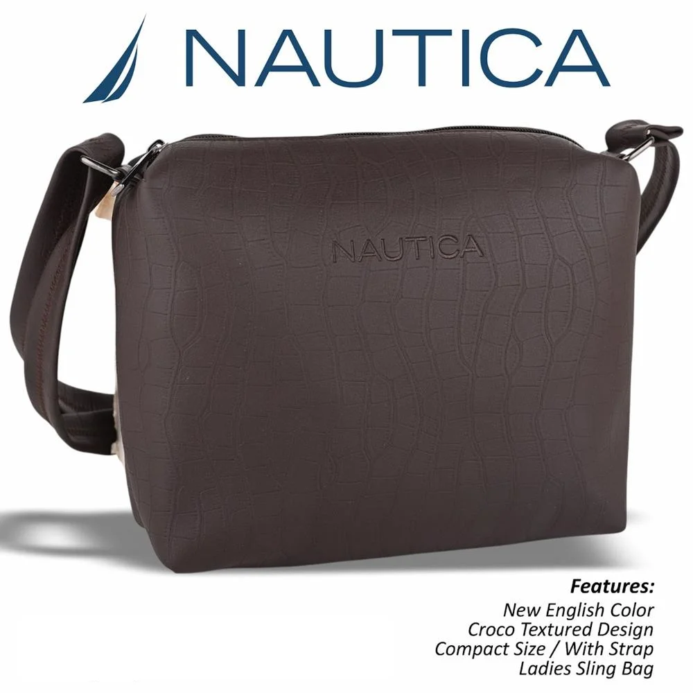 Nautica Classic Brown Sling Buy Nautica Classic Brown Sling in bulk for Corporate Gifting | Corporate Gyft