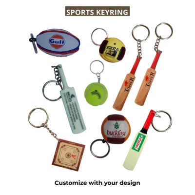 Buy Promotional Sports Themed Keychains in bulk for Corporate Gifting | Corporate Gyft