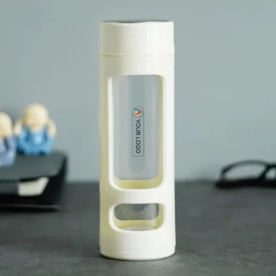 Buy Tea Infuser Borosilicate Glass Bottle in bulk for Corporate Gifting | Corporate Gyft