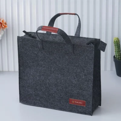 Buy Recycled Felt Hand Bag in bulk for Corporate Gifting | Corporate Gyft