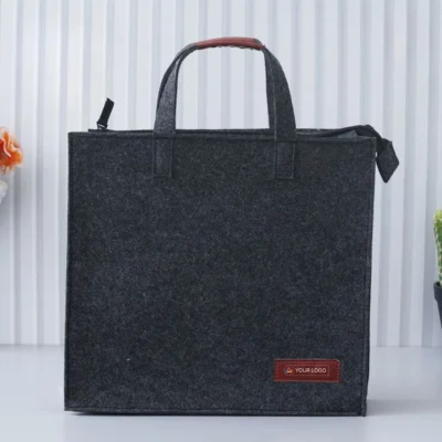 Buy Recycled Felt Hand Bag in bulk for Corporate Gifting | Corporate Gyft