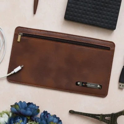 Buy Sleek Vegan Leather Utility Pouch in bulk for Corporate Gifting | Corporate Gyft