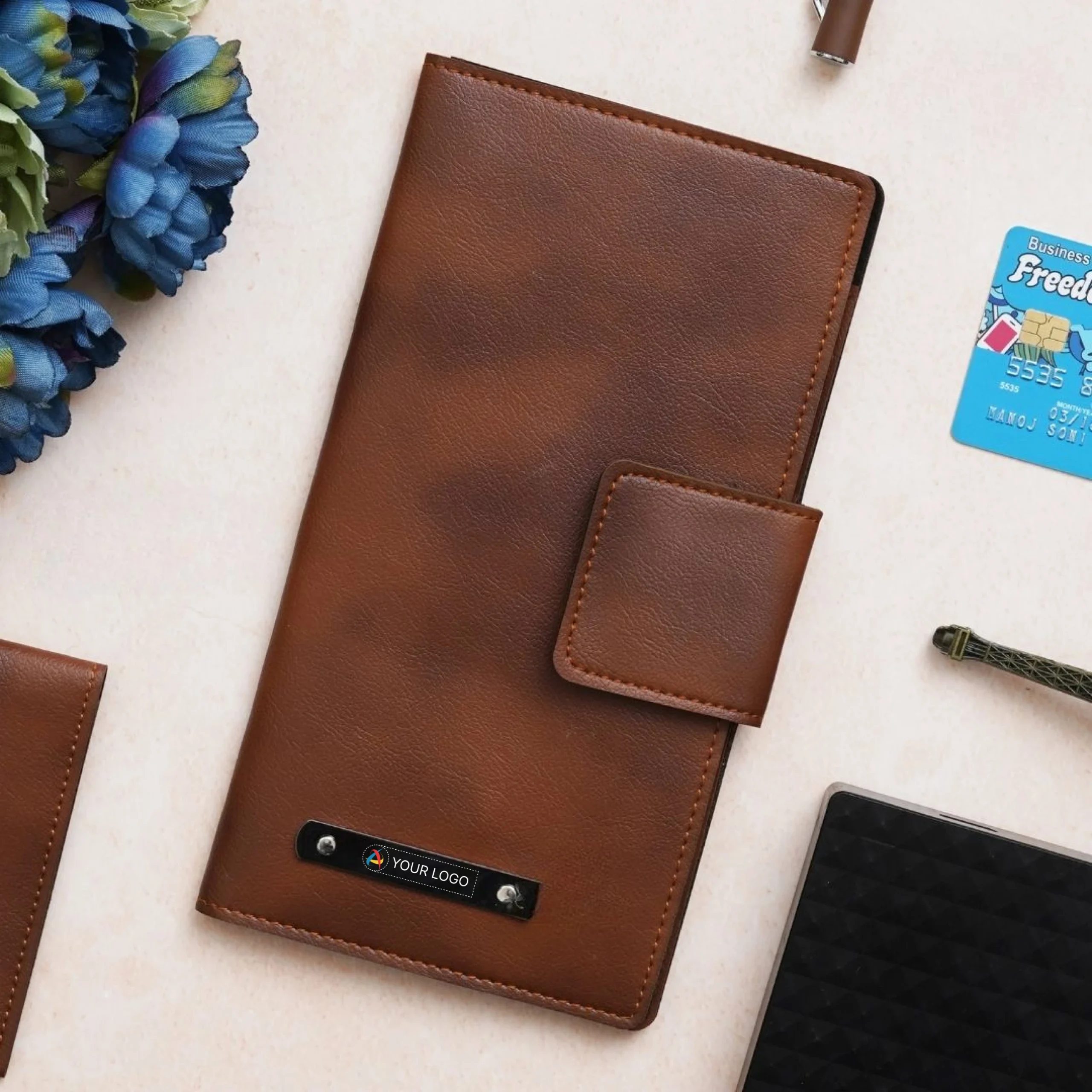 Big Vegan Leather Passport Holder Buy Big Vegan Leather Passport Holder in bulk for Corporate Gifting | Corporate Gyft